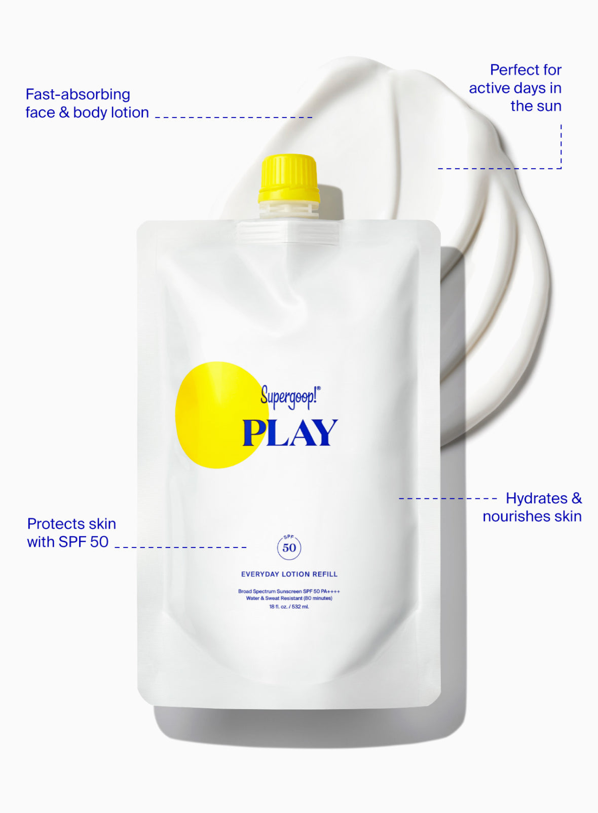 PLAY Everyday Lotion SPF 50 Pump Refill Pouch - Image 4